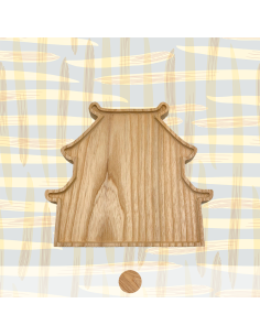 Tray "Pagoda" Ash wood