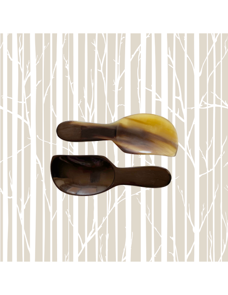 Set of 2 Tea Scoops "Leaf"