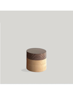 Tea Canister "OBI" Beech & Walnut 2