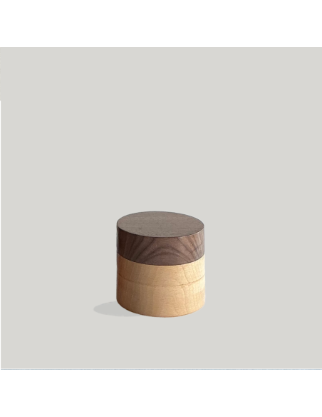 Tea Canister "OBI" Beech & Walnut