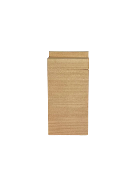 Canister "TEA TANK" Maple & Walnut