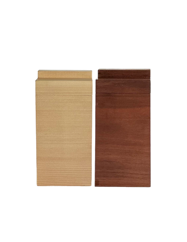 Canister "TEA TANK" Maple & Walnut