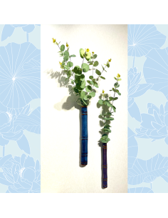 Wall bamboo vases 2