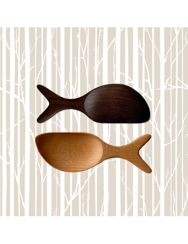Set of 2 Tea Scoops "VARYA", Walnut &...