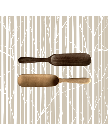 Set of 2 Tea Scoops "VEGA", Walnut &...