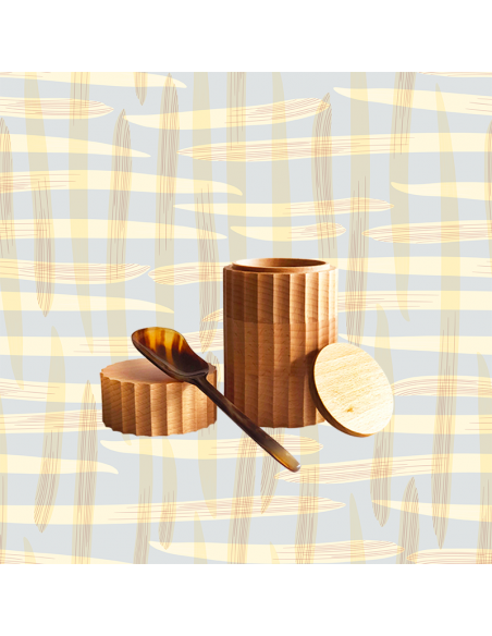 Tea Canister "Spiritea" Beech wood